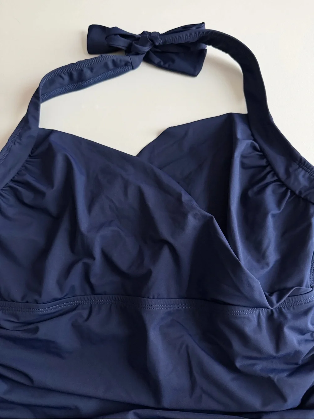 Tommy Bahama Women Navy Blue One-Piece Tummy Control Beach Swimsuit Size 14 - Picture 5 of 9